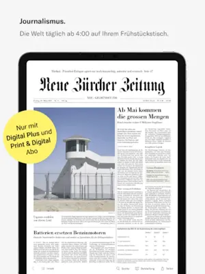 NZZ E-Paper (Digital Plus) android App screenshot 2