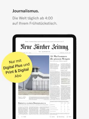 NZZ E-Paper (Digital Plus) android App screenshot 5